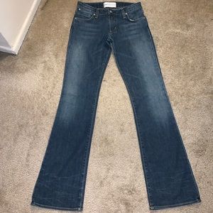 Paper Denim & Cloth Dark Blue Wash Bootcut Jeans